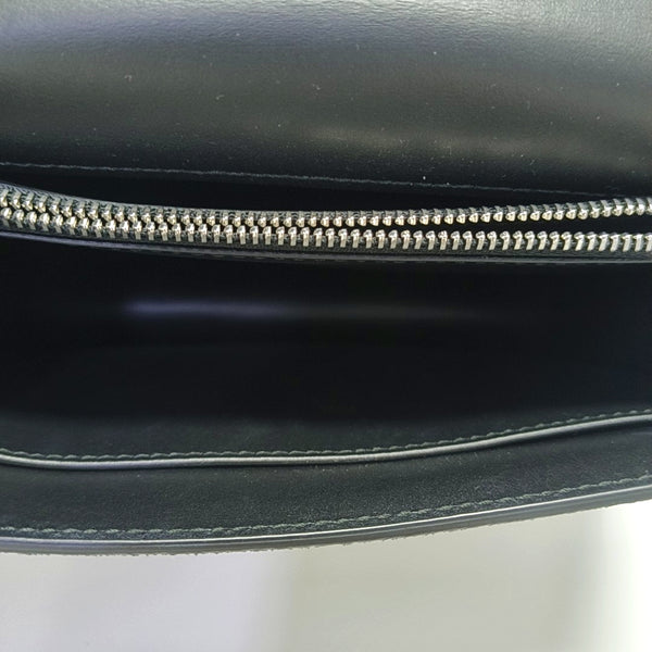 Gancini Lambskin Silver