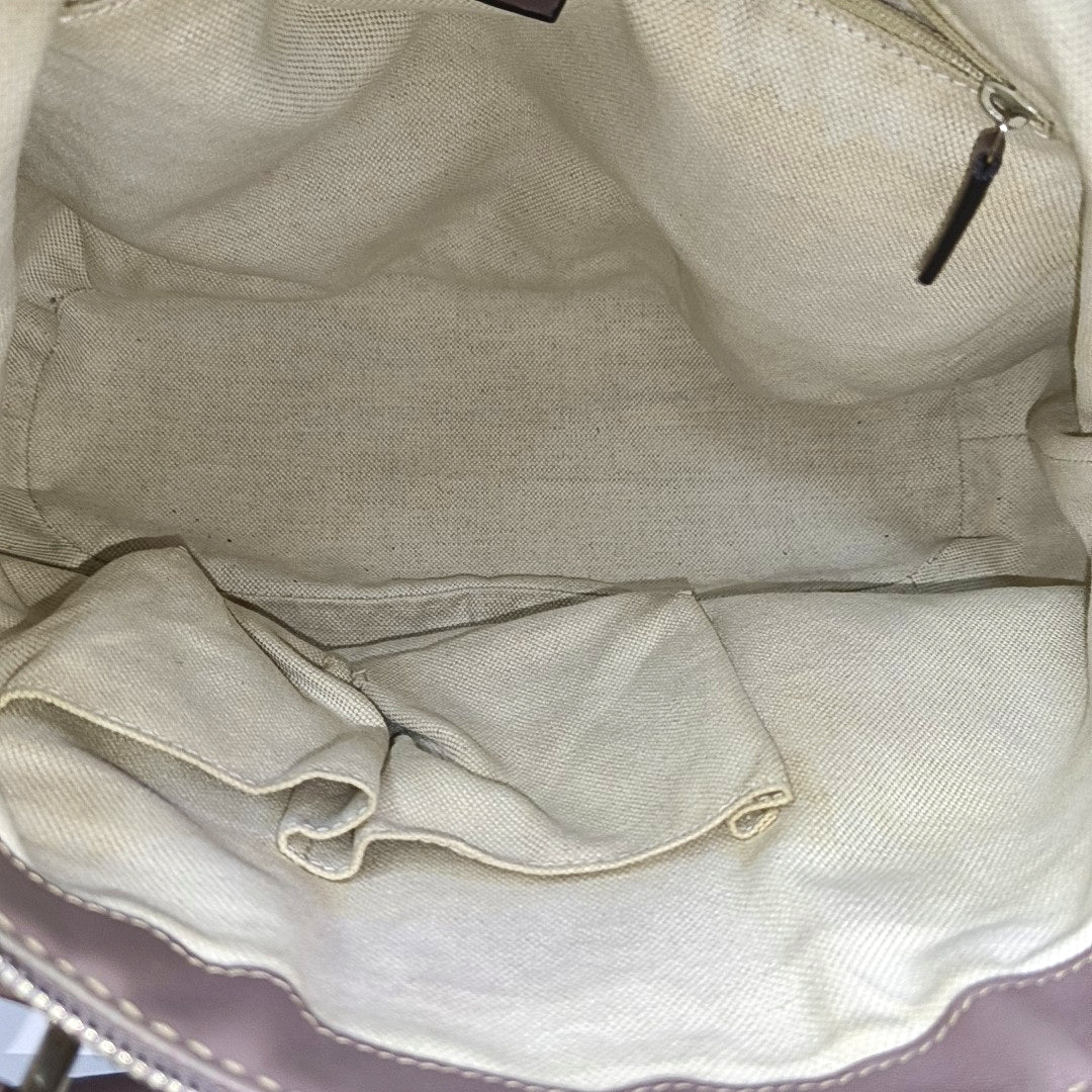 Sukey Monogram Canvas Beige