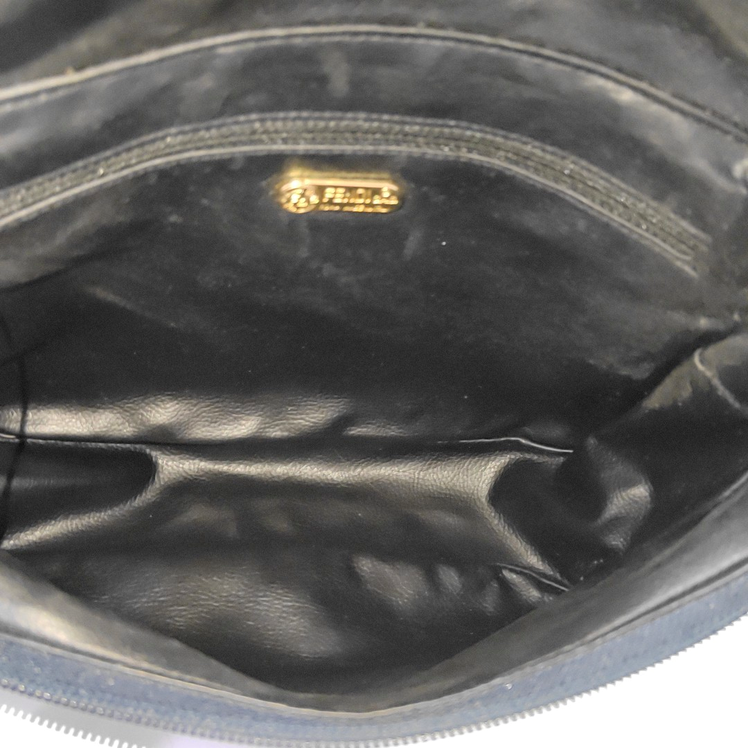 Nylon Crossbody Bag Blue