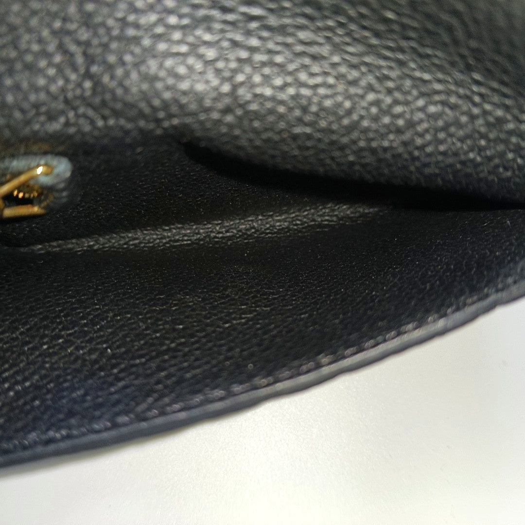 Calfskin Key Pouch Black