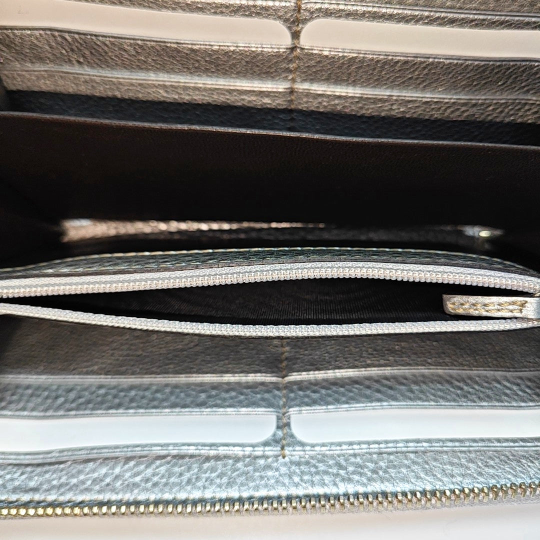 Billetera de lona Monogram Bamboo 1947 beige