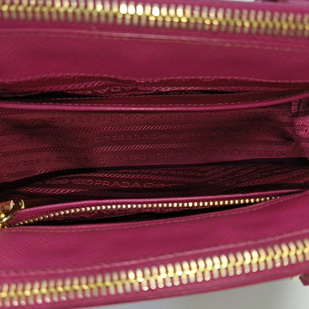 Galleria Small Calfskin Red