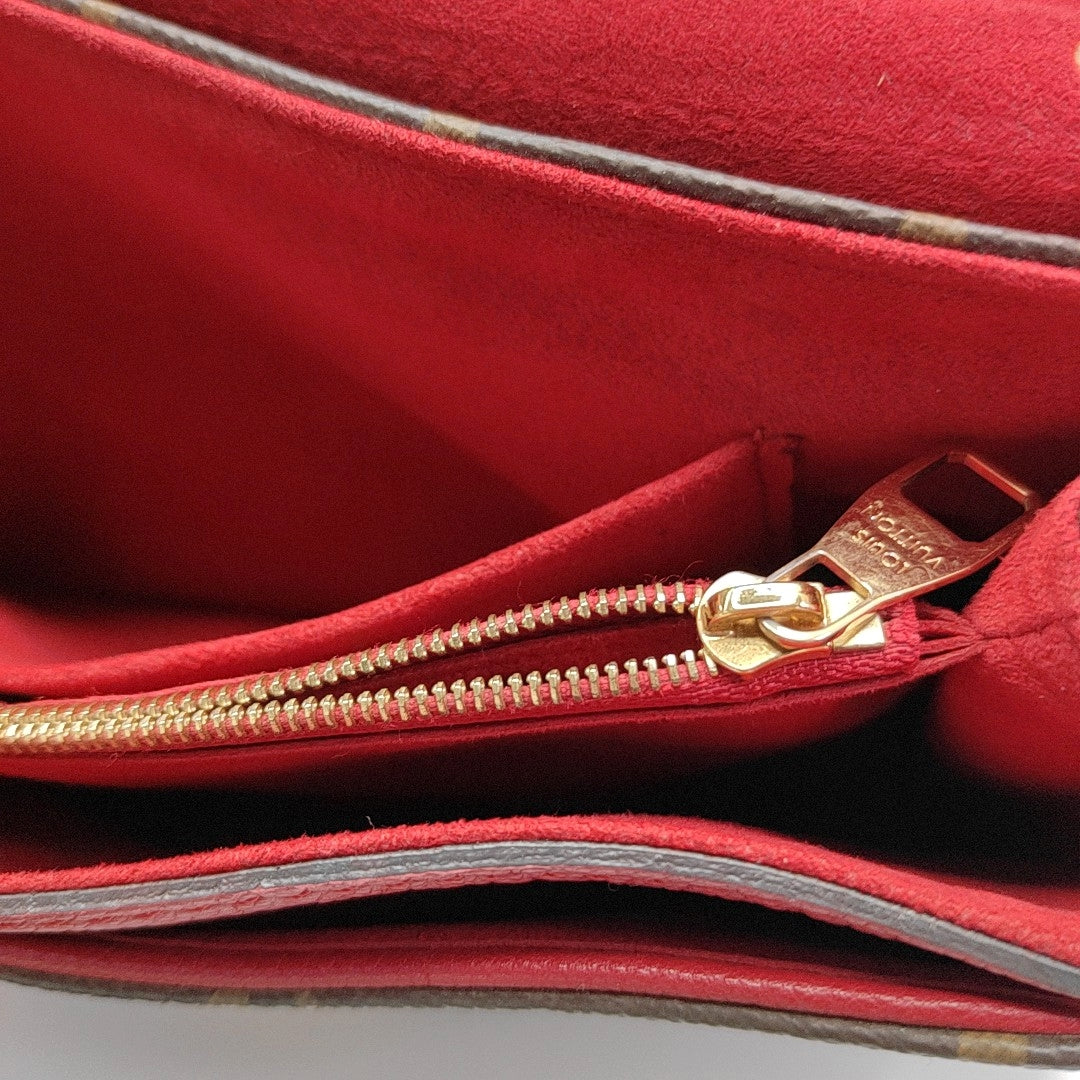 PALLAS BB Monogram Coated Canvas Brown