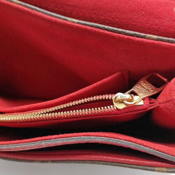 PALLAS BB Monogram Coated Canvas Brown