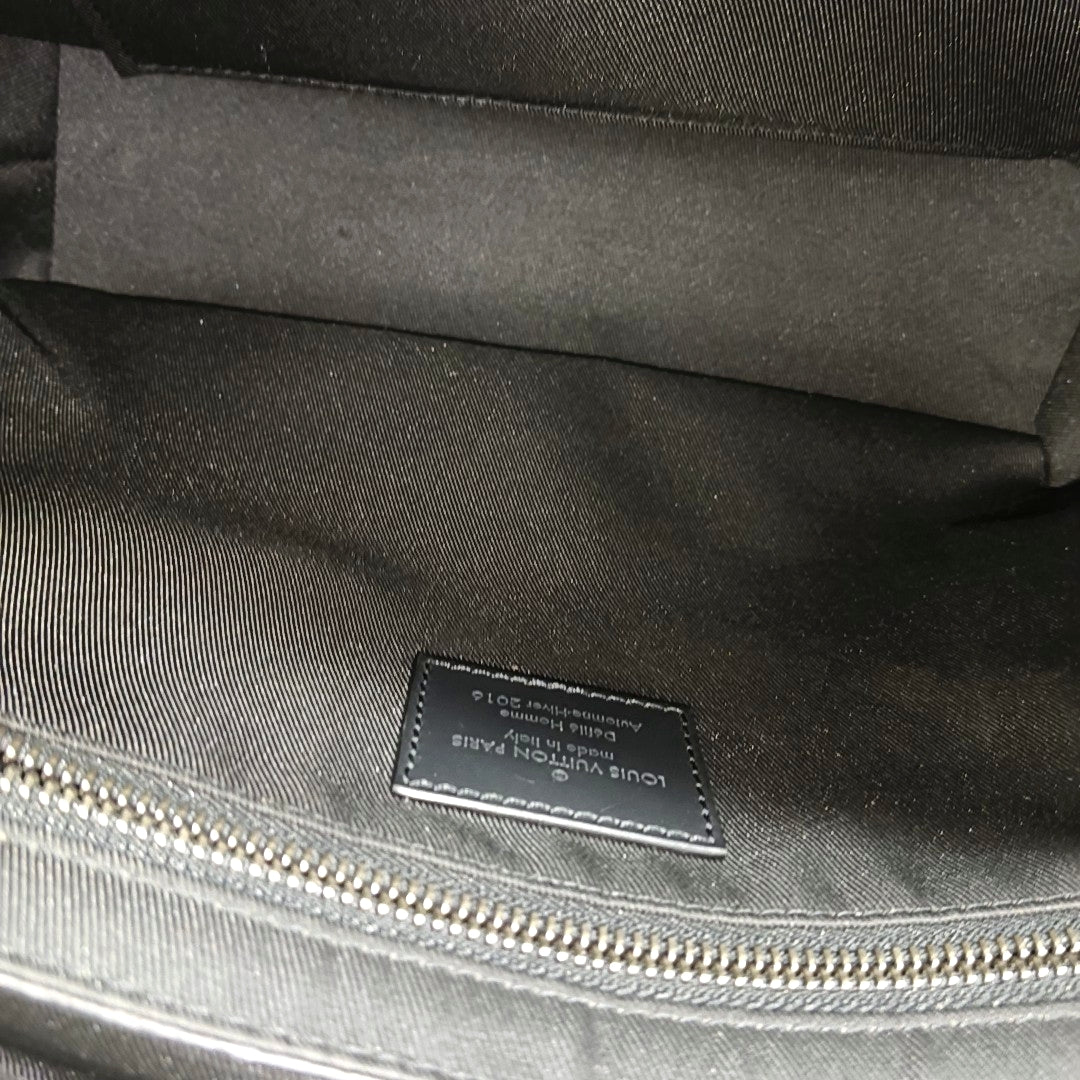 VOYAGER PM Monogram Coated Canvas Black