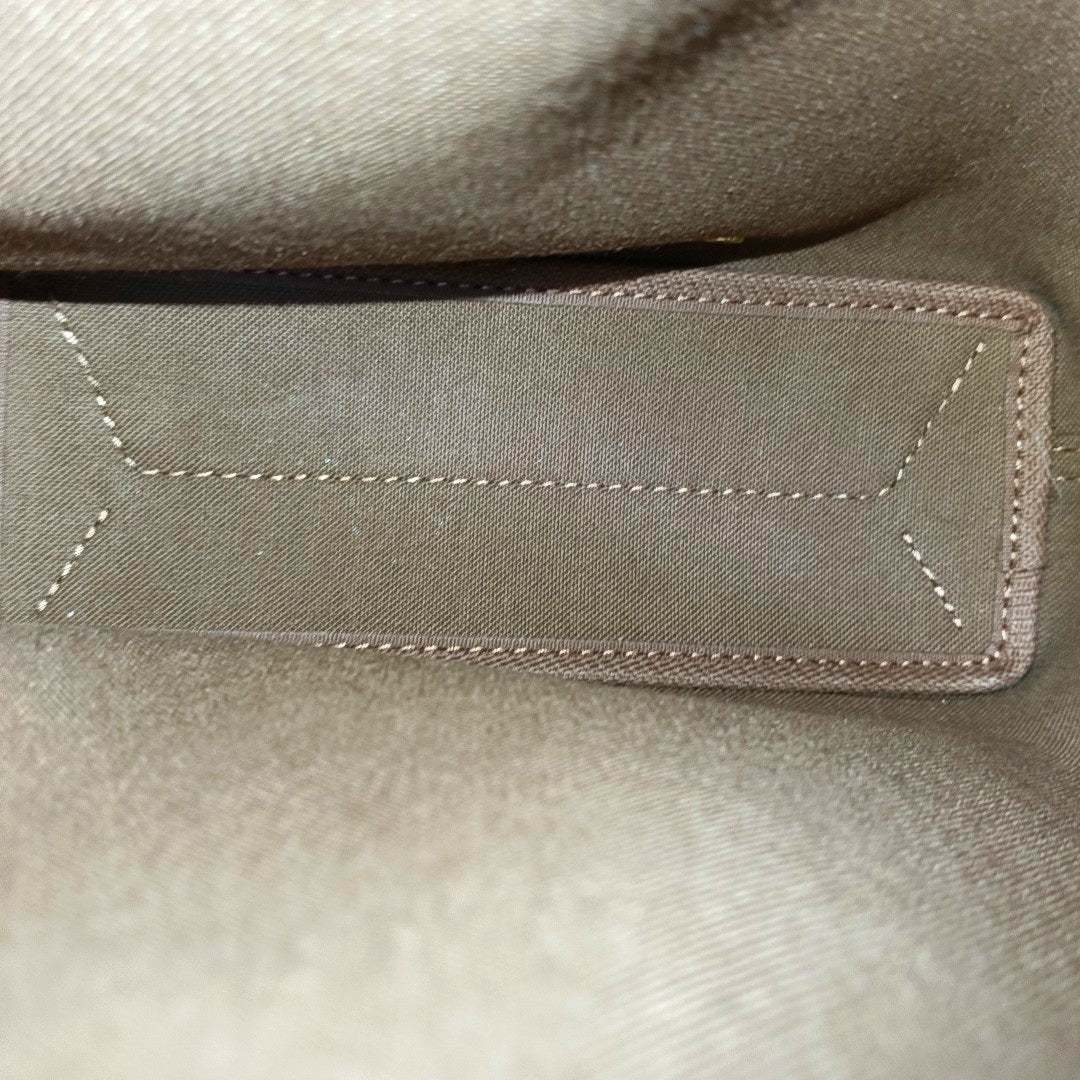 ATLANTIS PM Monogram Coated Canvas Brown