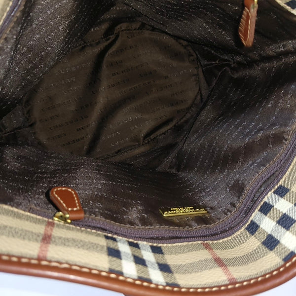 Coated Canvas Bucket Bag Beige