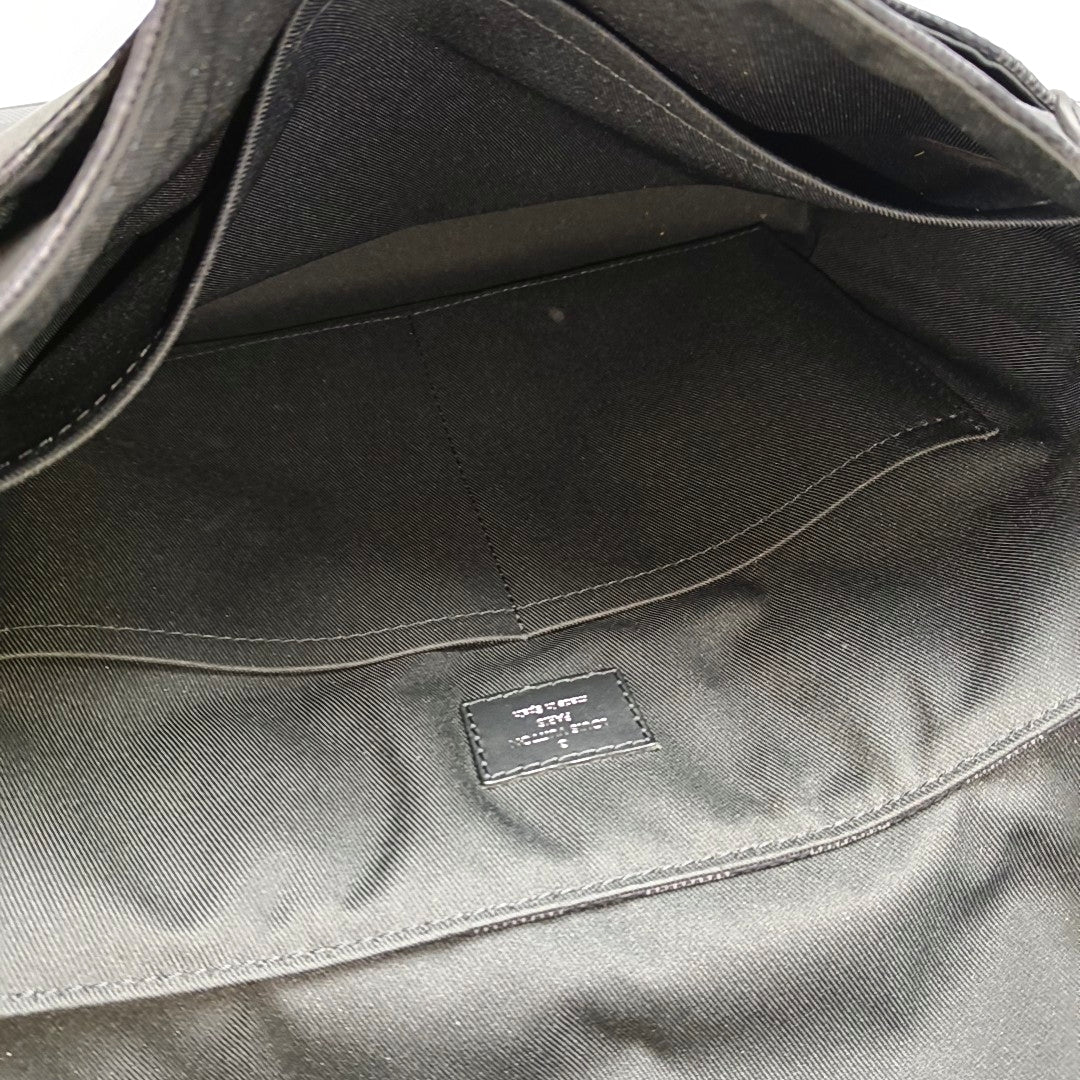 DISTRICT MM Damier Graphite Coated Canvas Gray