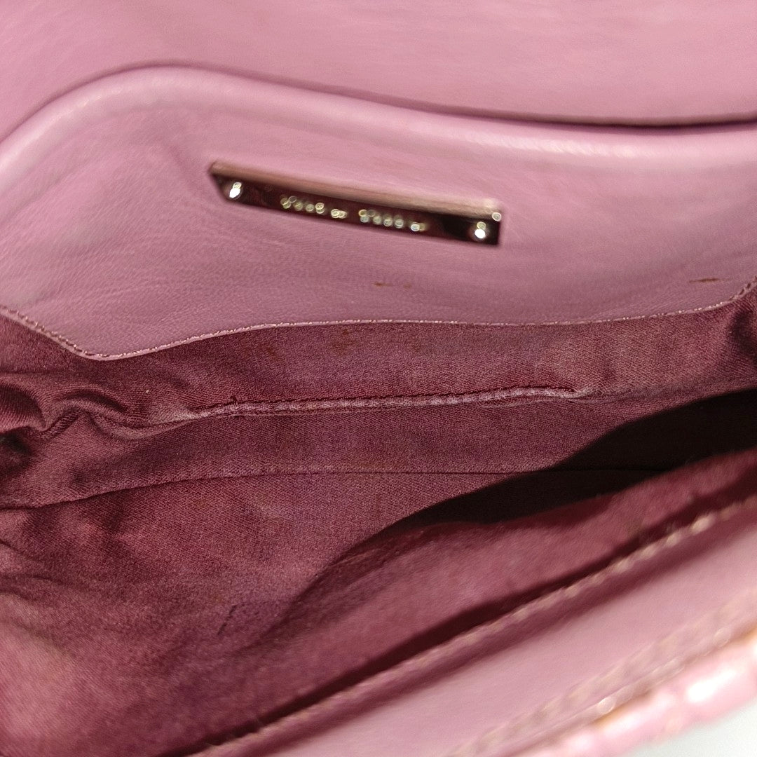 Quilted Lambskin Shoulder Bag Pink