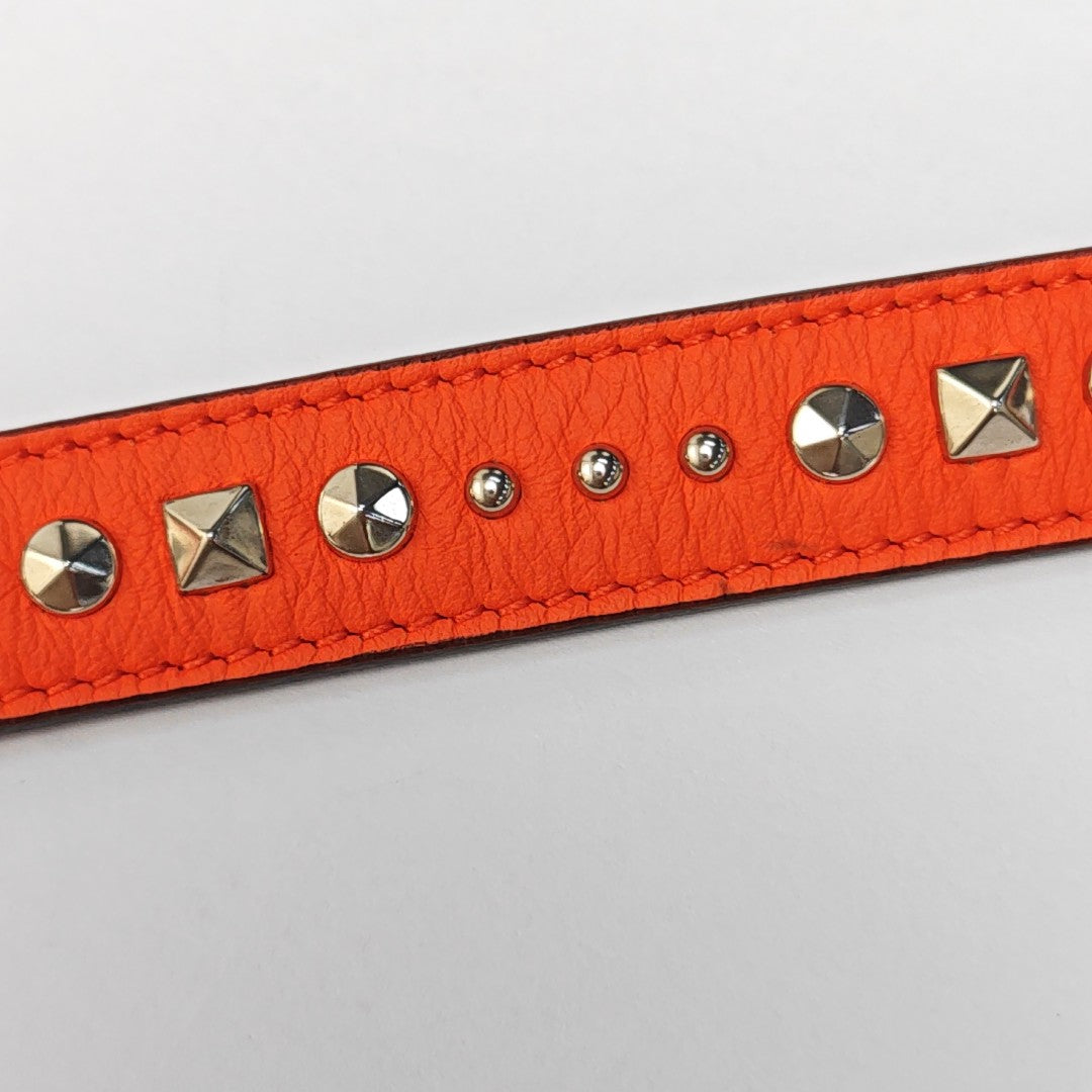 Leather Belt Orange