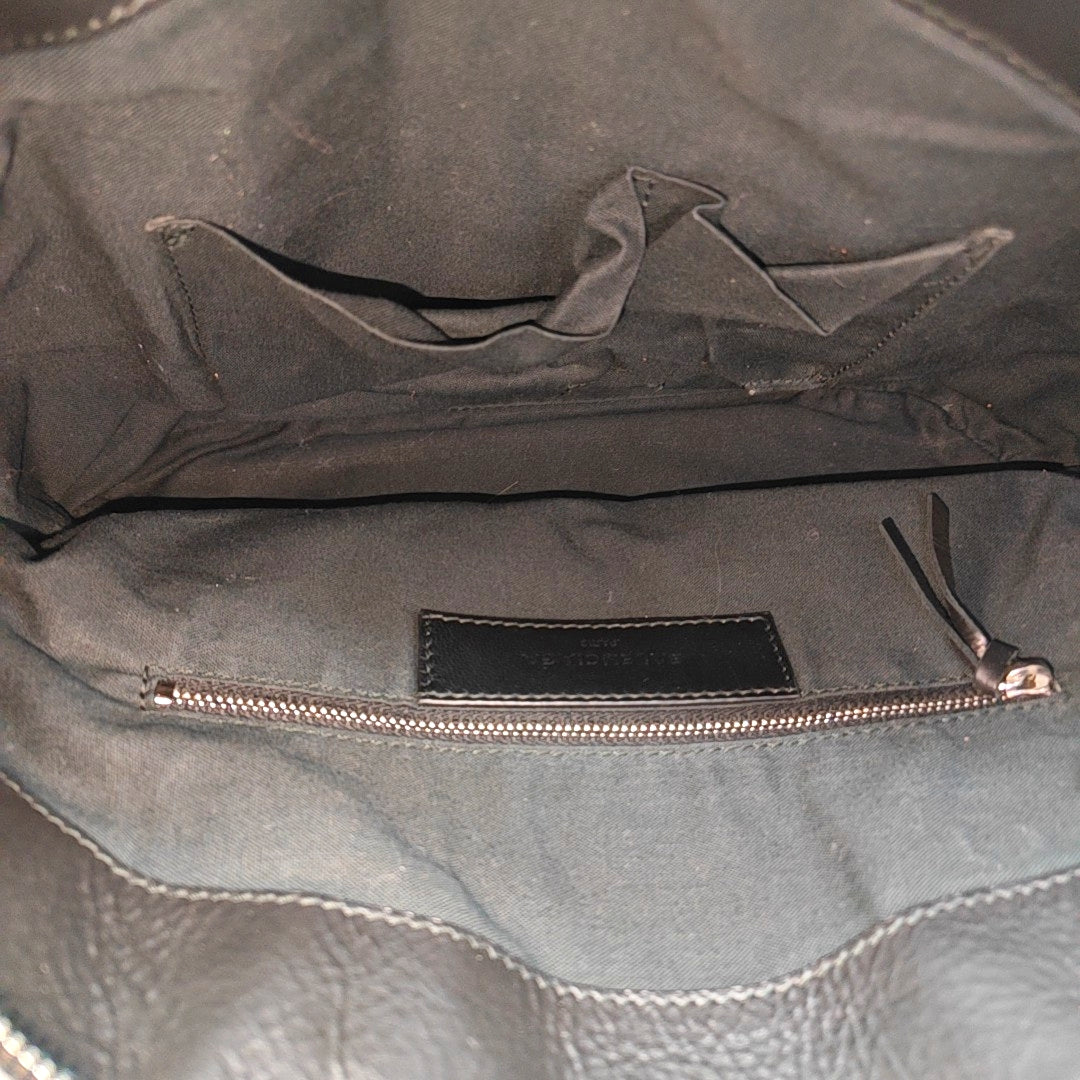 Calfskin Shoulder Bag Black