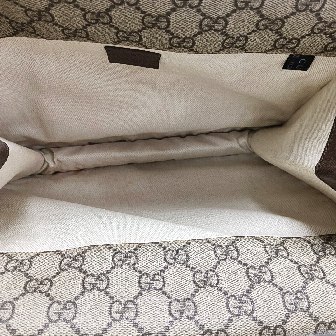 Neo Vintage Large Monogram Coated Canvas Brown