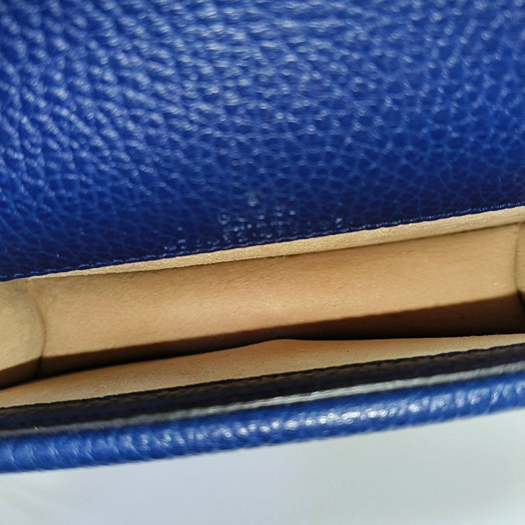 Dionysus Super Mini Calfskin Blue