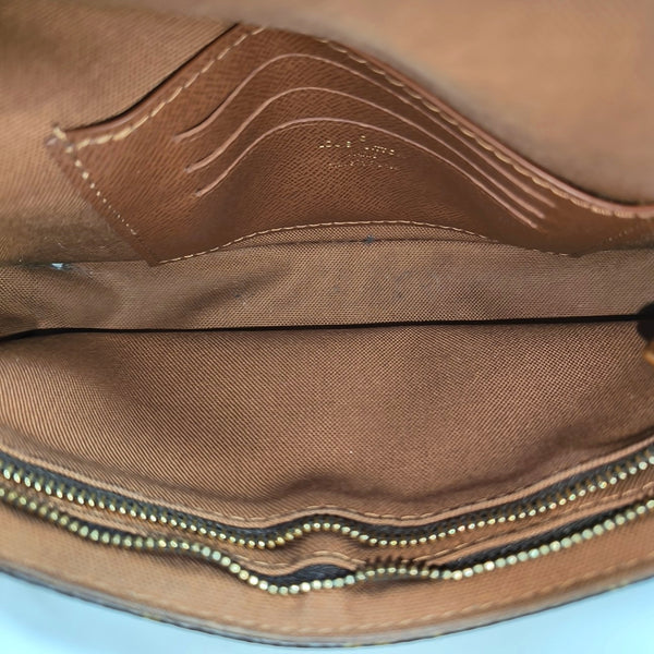 IVY Monogram Coated Canvas Brown
