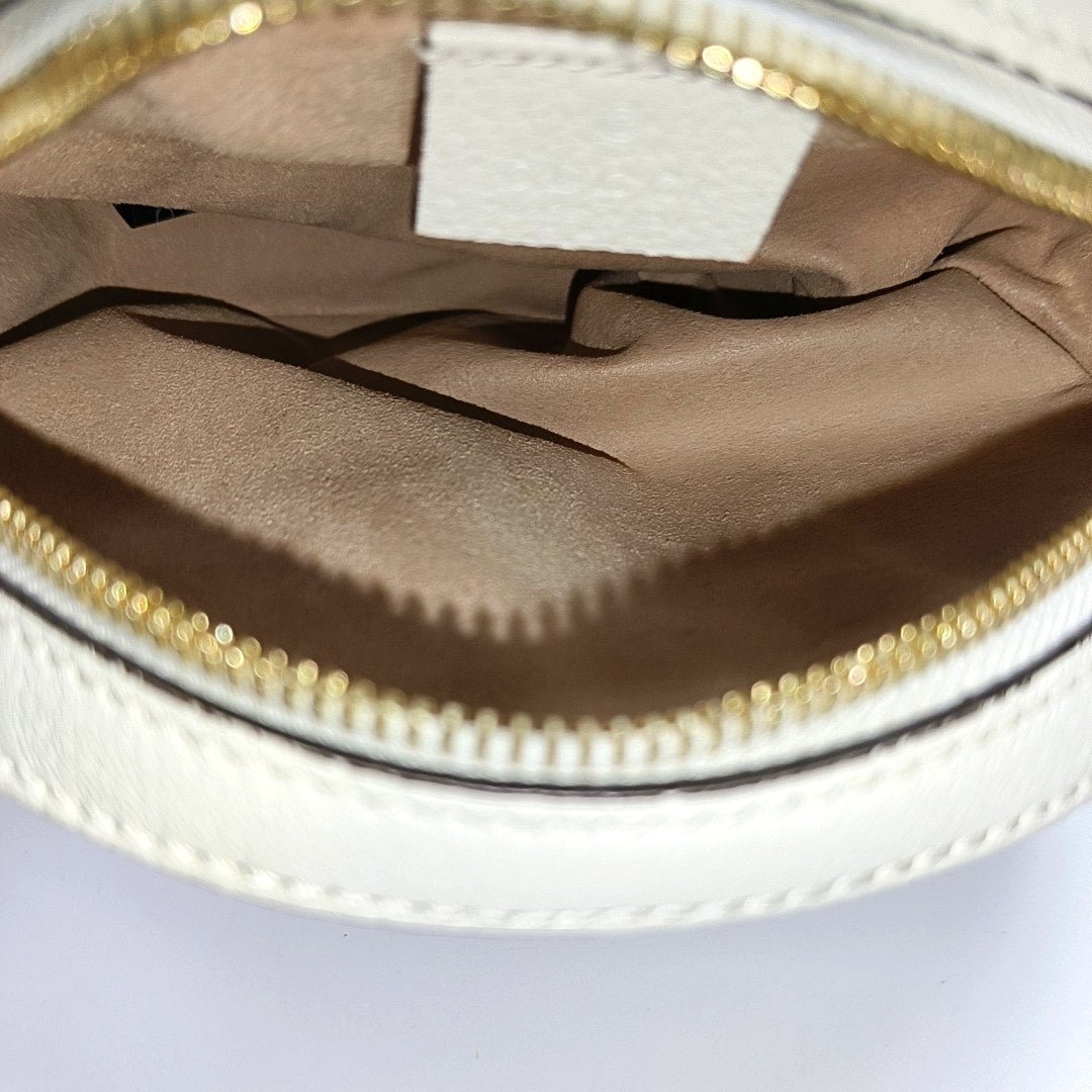 Ophidia Mini Calfskin White