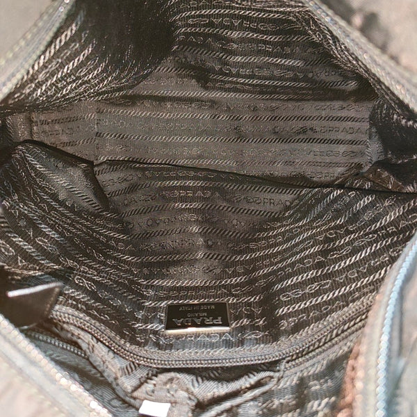 Nylon Shoulder Bag Black