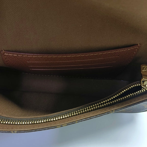 IVY Monogram Coated Canvas Brown