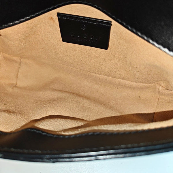 GG Marmont Mini Quilted Calfskin Black