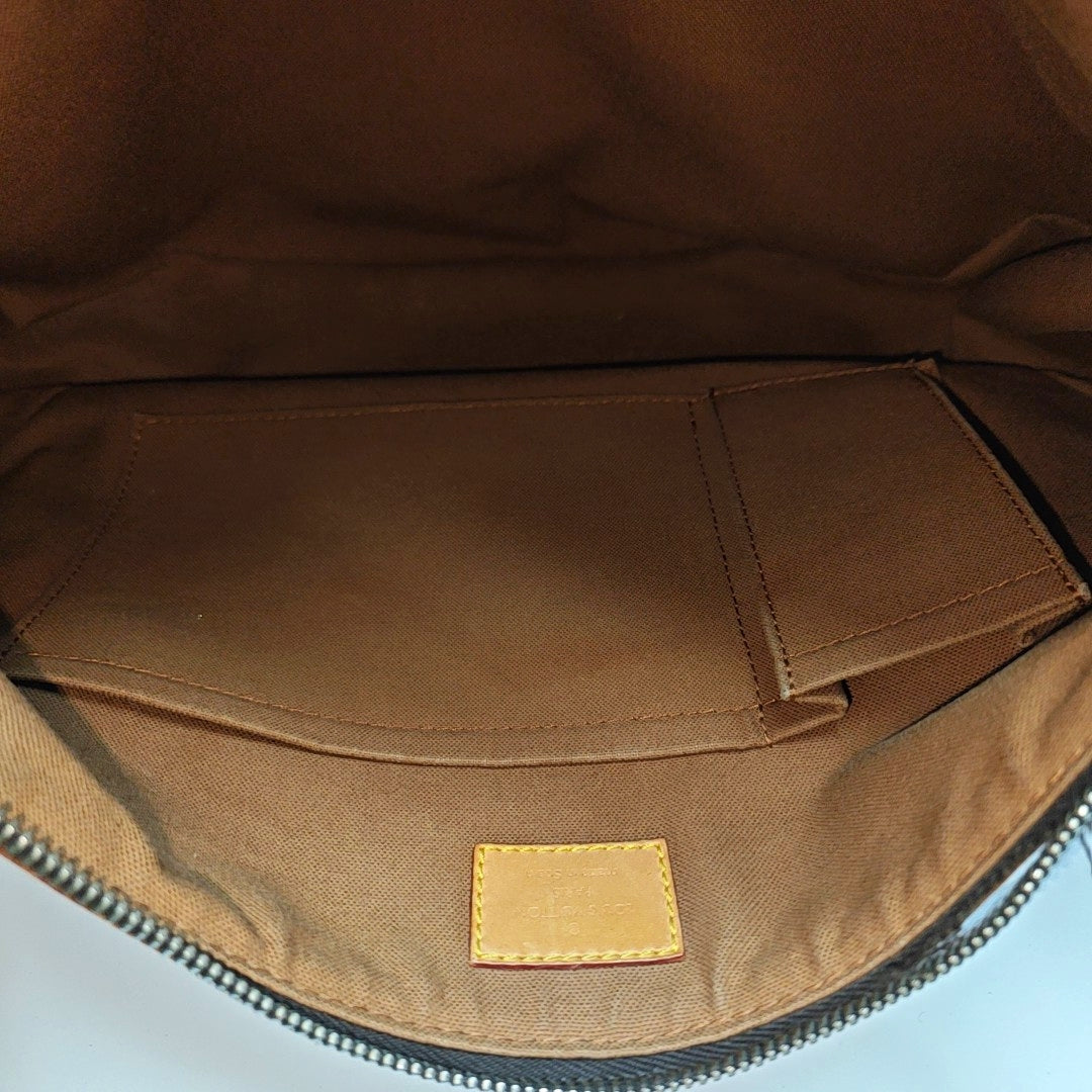 TULUM GM Monogram Coated Canvas Brown