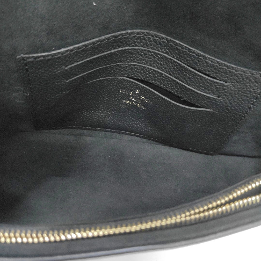 IVY Monogram Calfskin Black