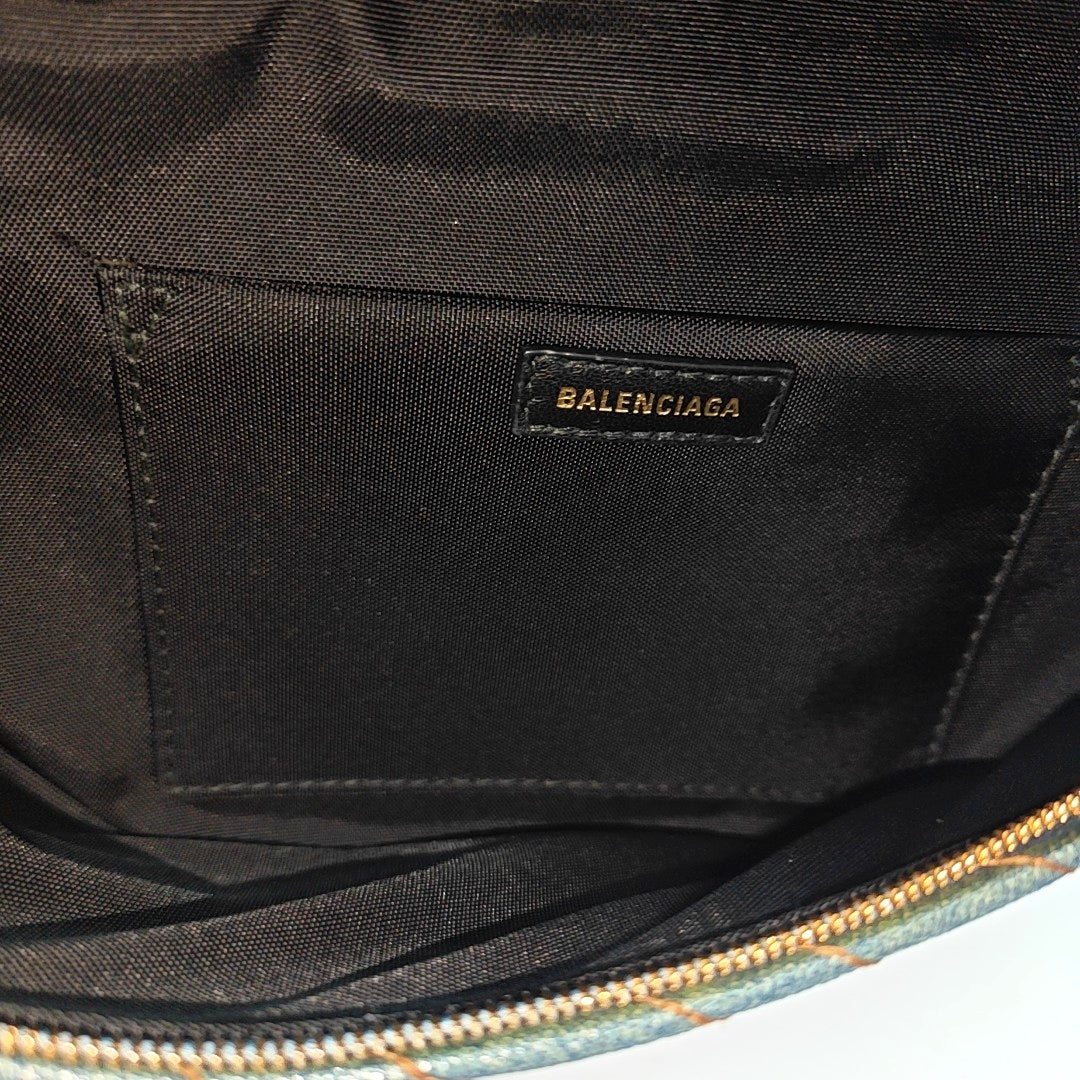 Souvenirs Quilted Denim Blue