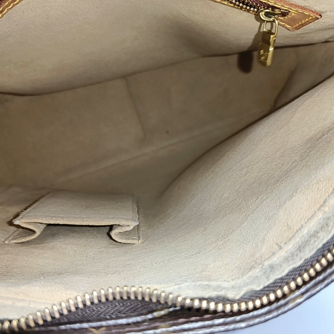 LOOPING GM Monogram Coated Canvas Brown
