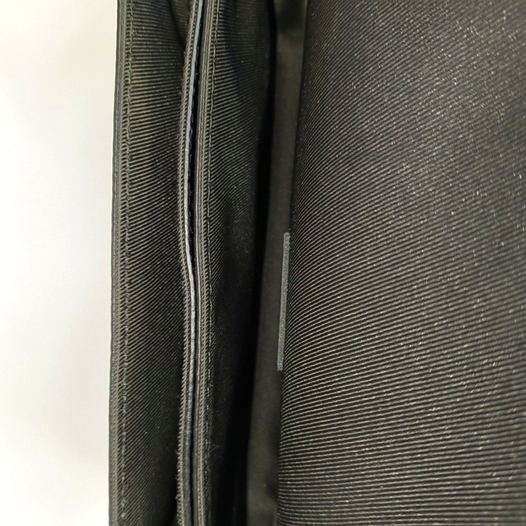 MONTSOURIS Mini Monogram Coated Canvas Black