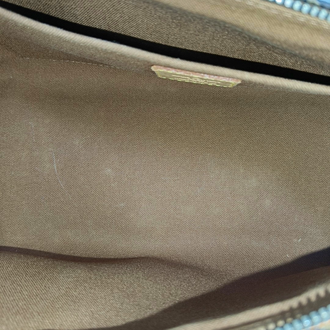 POPINCOURT Monogram Coated Canvas Brown