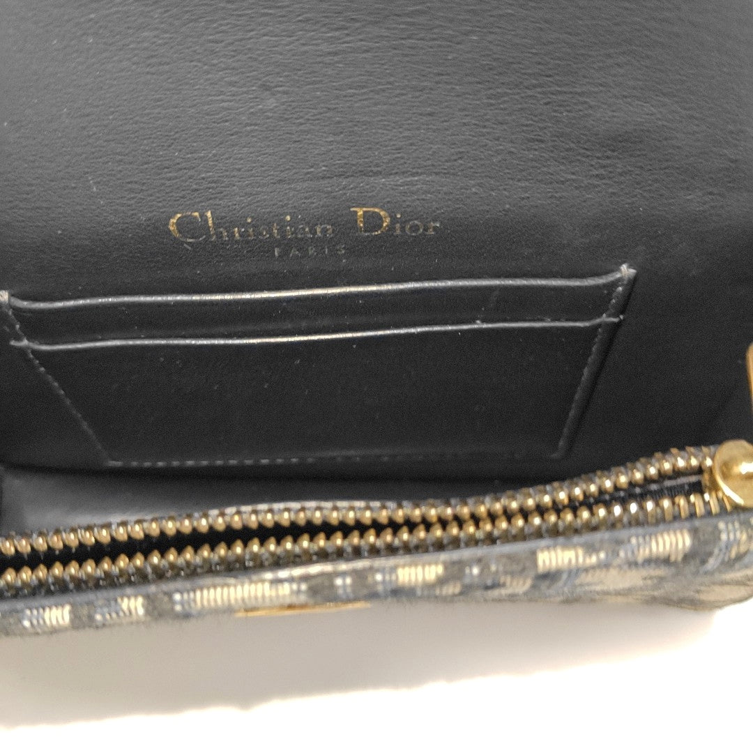 Saddle Mini Oblique Canvas Blue