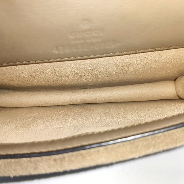 Dionysus Super Mini Monogram Coated Canvas Beige