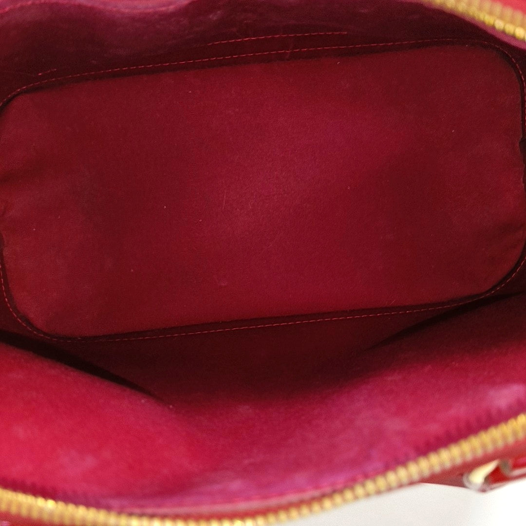 ALMA PM Monogram Patent Leather Red