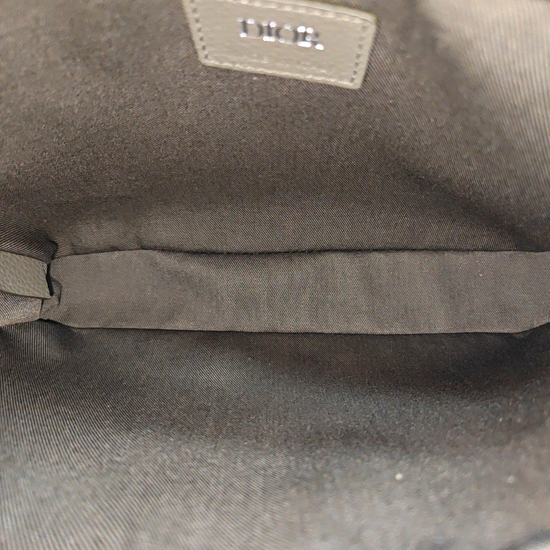Saddle Small Oblique Fabric Beige