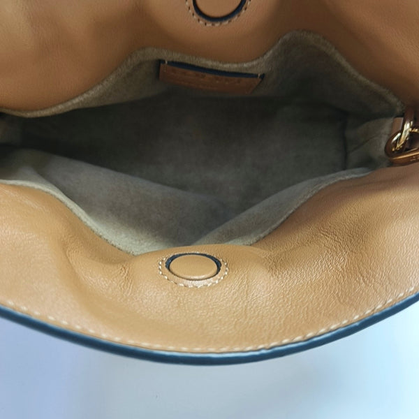 Authenticated pre-owned  Flamenco Super Mini Calfskin Brown - Shoulder Bag at Looply