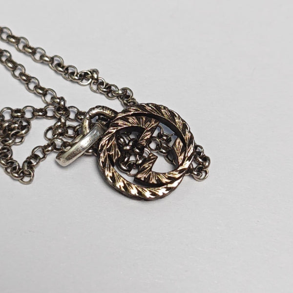 Interlocking G 925 Sterling Silver Necklace