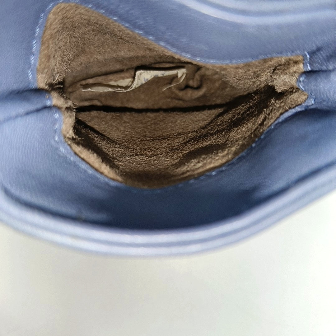 Calfskin Key Pouch Blue
