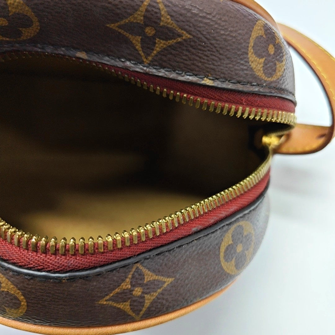 BOITE CHAPEAU PM Monogram Coated Canvas Brown