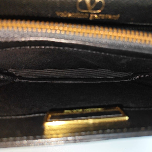 Calfskin Shoulder Bag Black