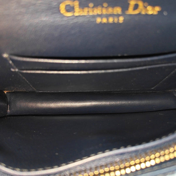 Saddle Mini Oblique Canvas Blue