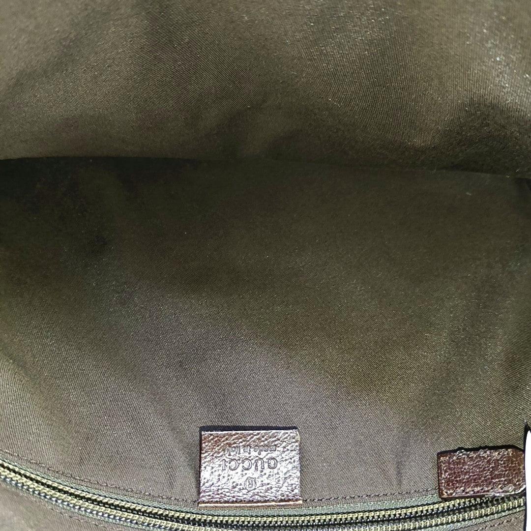 Monogram Canvas Shoulder Bag Beige