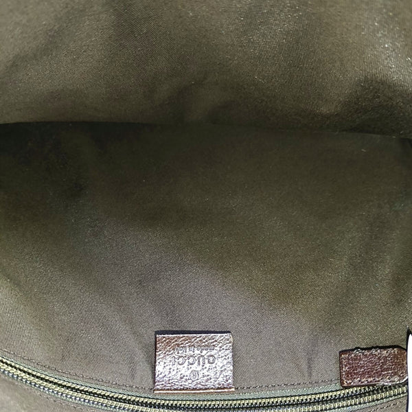 Monogram Canvas Shoulder Bag Beige