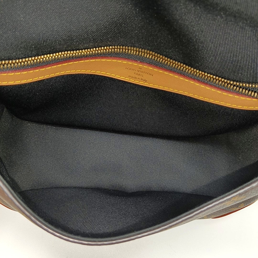 DIANE Monogram Coated Canvas Brown