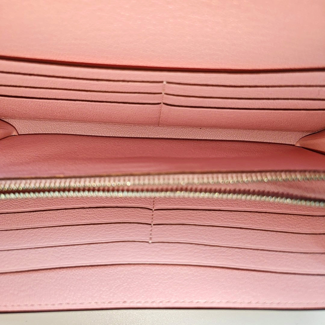 Authenticated pre-owned  Kelly Swift Pink Wallet - Wallet at Looply