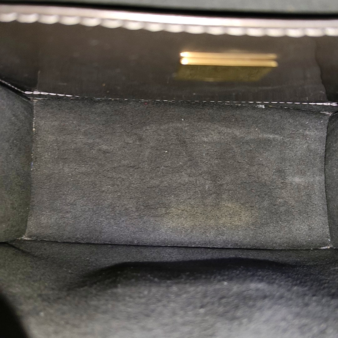 SPRING STREET Monogram Patent Leather Gray