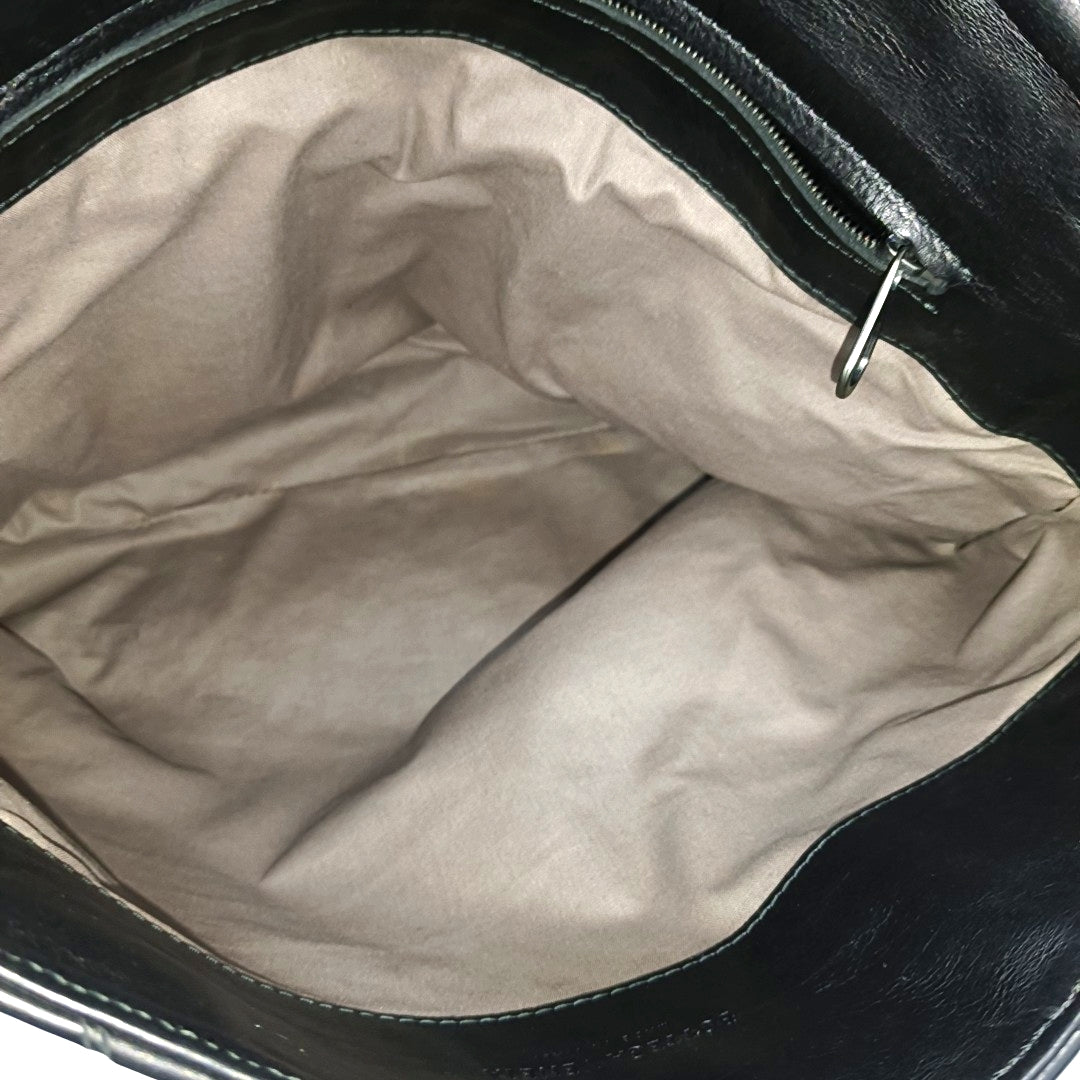Calfskin Shoulder Bag Black