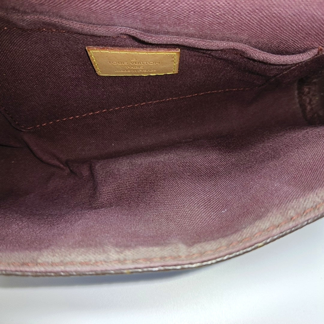 FAVORITE PM Monogram Coated Canvas Brown