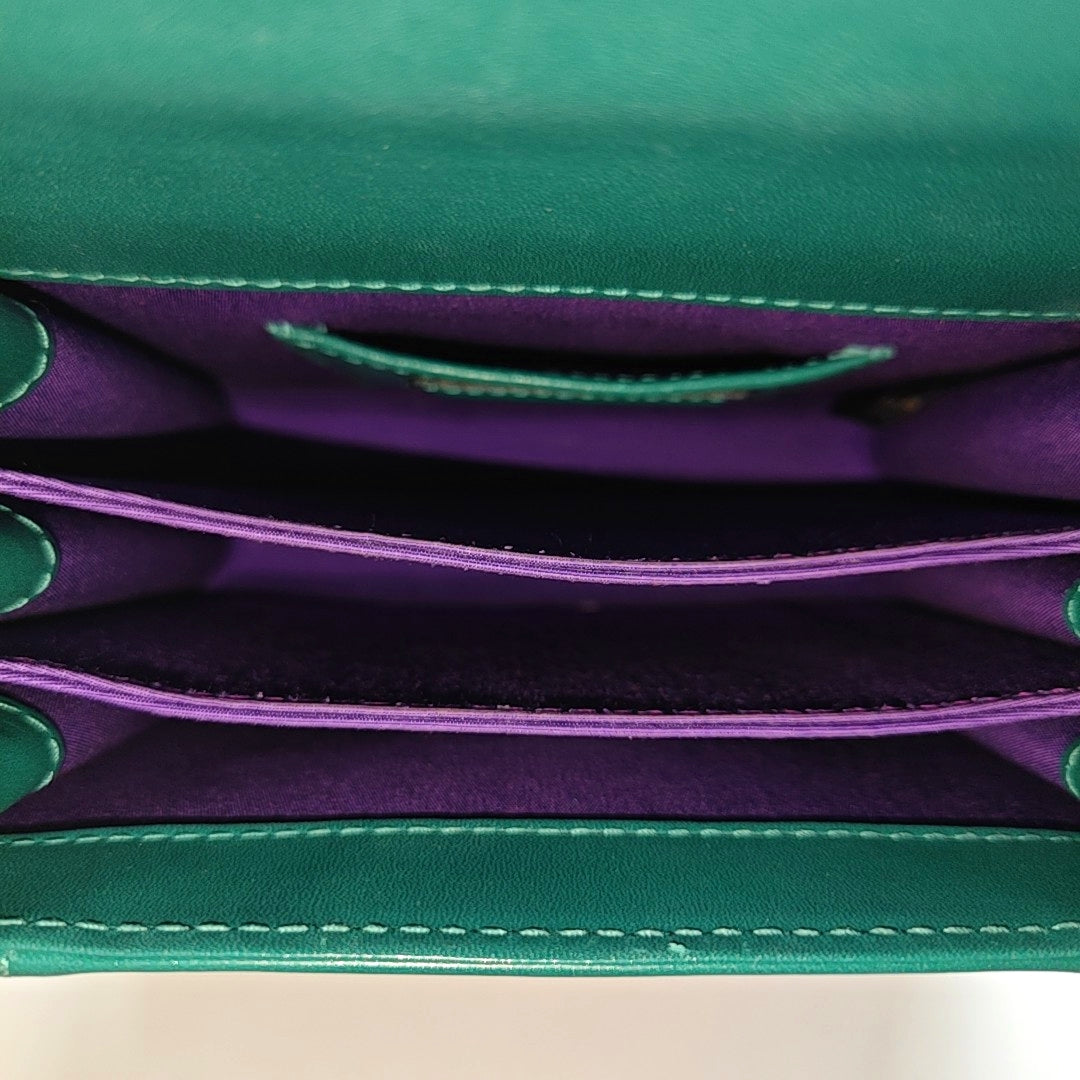 SERPENTI FOREVER Small Calfskin Green