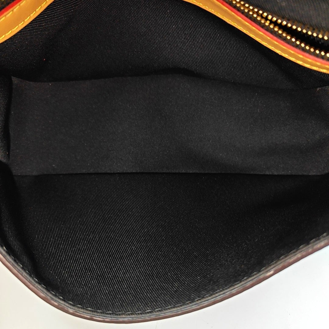 DIANE Monogram Coated Canvas Brown