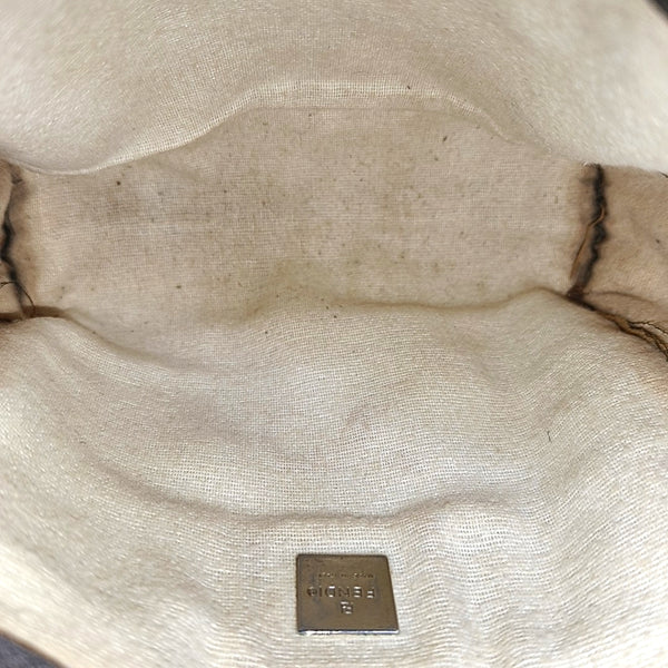 Canvas Clutch Brown