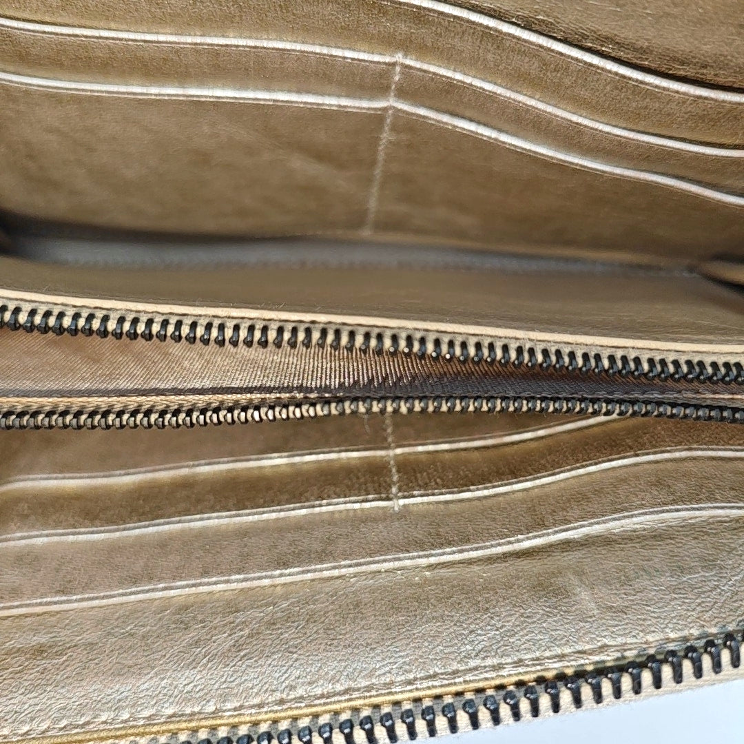 Calfskin Wallet Beige
