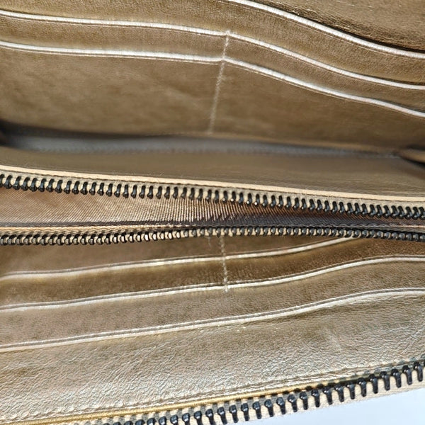 Calfskin Wallet Beige
